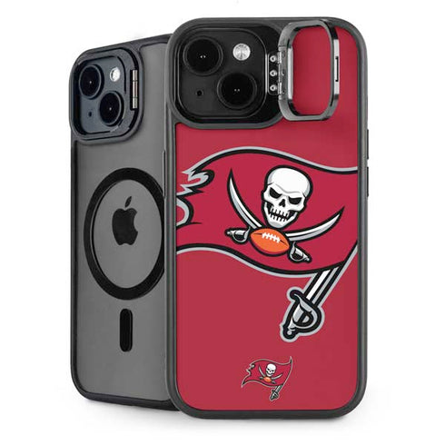 NFL Tampa Bay Buccaneers Large Logo iPhone 15 Kickstand Case